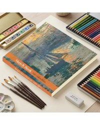 Claude Monet İzlenim Gün Doğumu Tasarımlı 20x20 cm Karakalem Eskiz Defteri (60 Yaprak) Claude Monet İzlenim Gün Doğumu Tasarımlı 20x20 cm Karakalem Eskiz Defteri (60 Yaprak)