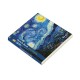Van Gogh Yıldızlı Gece Tasarımlı 20x20 cm Karakalem Eskiz Defteri (60 Yaprak)