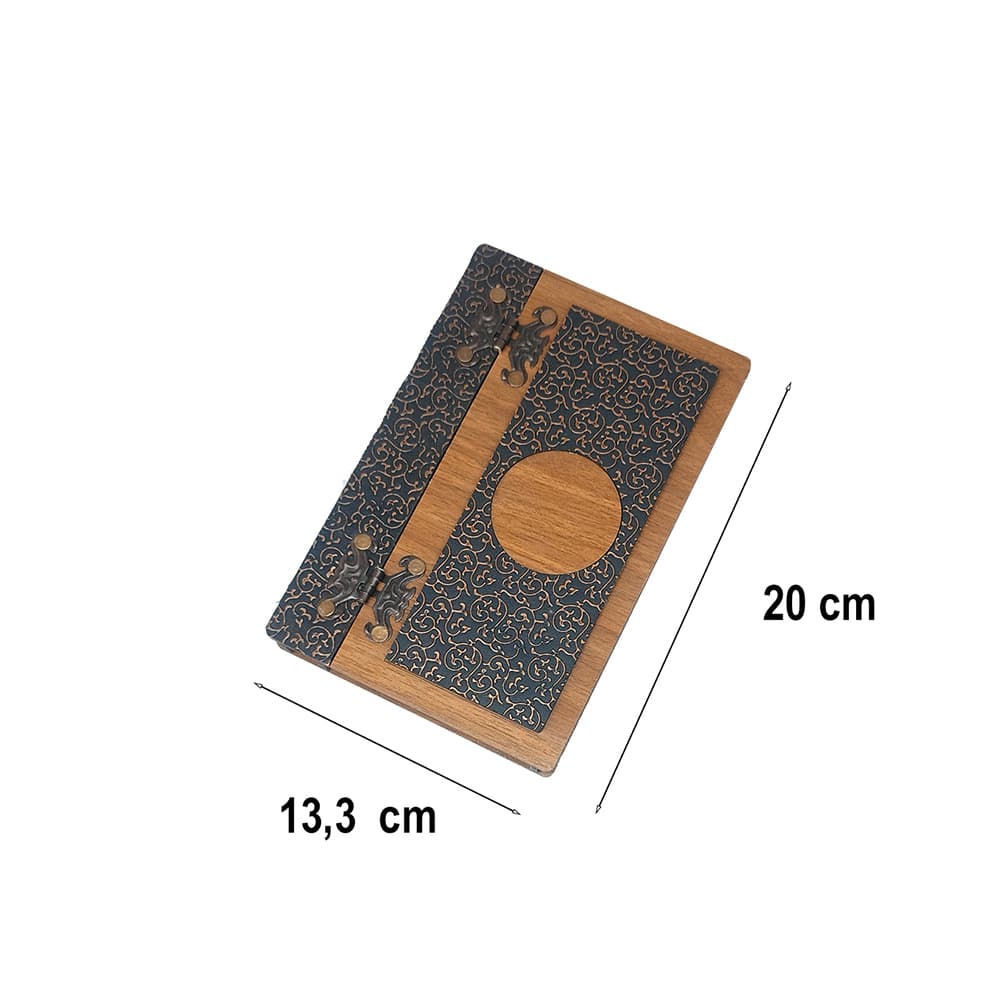 Ceviz Rengi Mdf Ahşap Hesap Sümeni Hesap Kutusu 20x13,3 cm 1 Adet