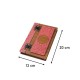 Renkli Mdf Ahşap Hesap Sümeni Hesap Kutusu 20x13 cm 1 Adet